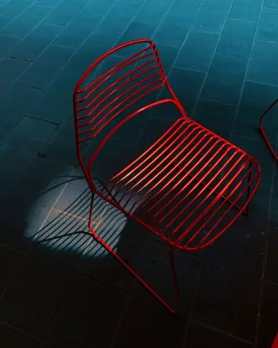 Industrial Style Steel Chair