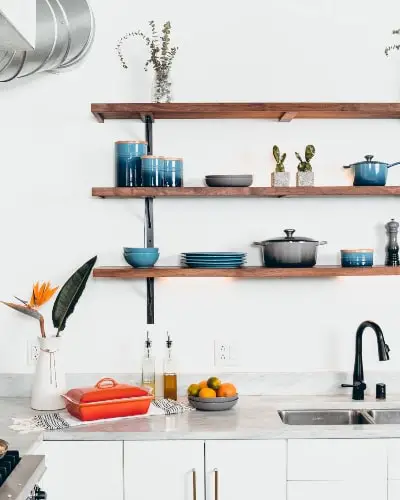 Kitchen Open Shelves Industrial Style Design Ideas