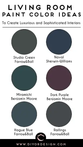 Sophisticated living room paint colors