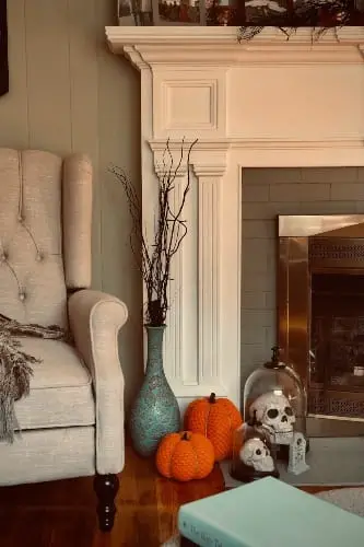 Fireplace Decor for Hallowen