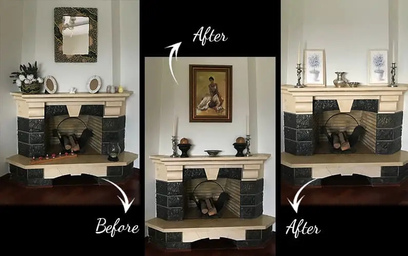 Fireplace Decor Challenge How to Create Formal Decor