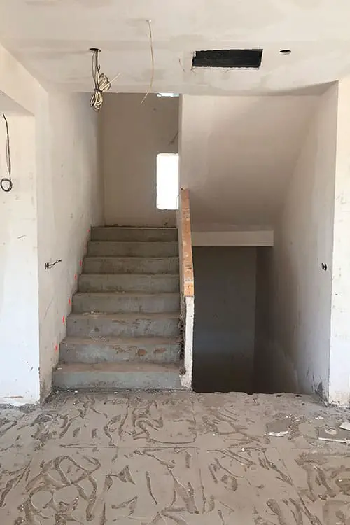 staircases before house renovation