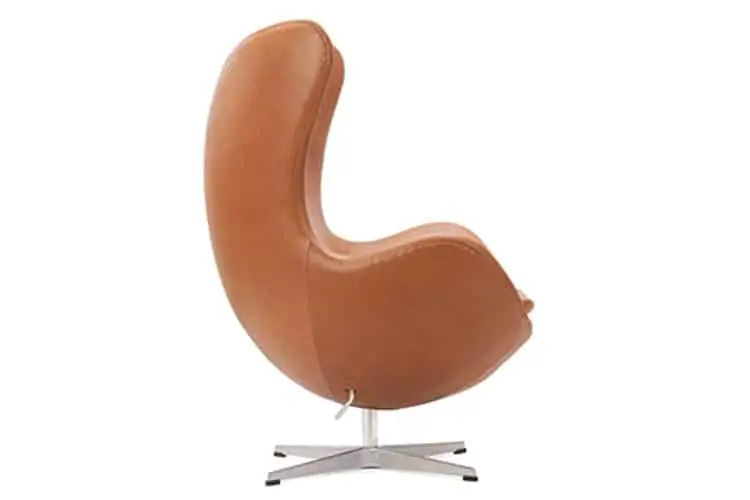 Mid Century Modern Accent Chair Leather