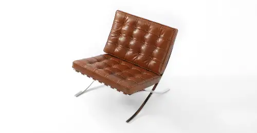 mid century modern barcelona chair