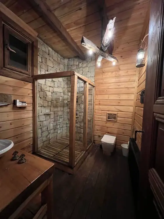 Log Cabin Bathroom Design