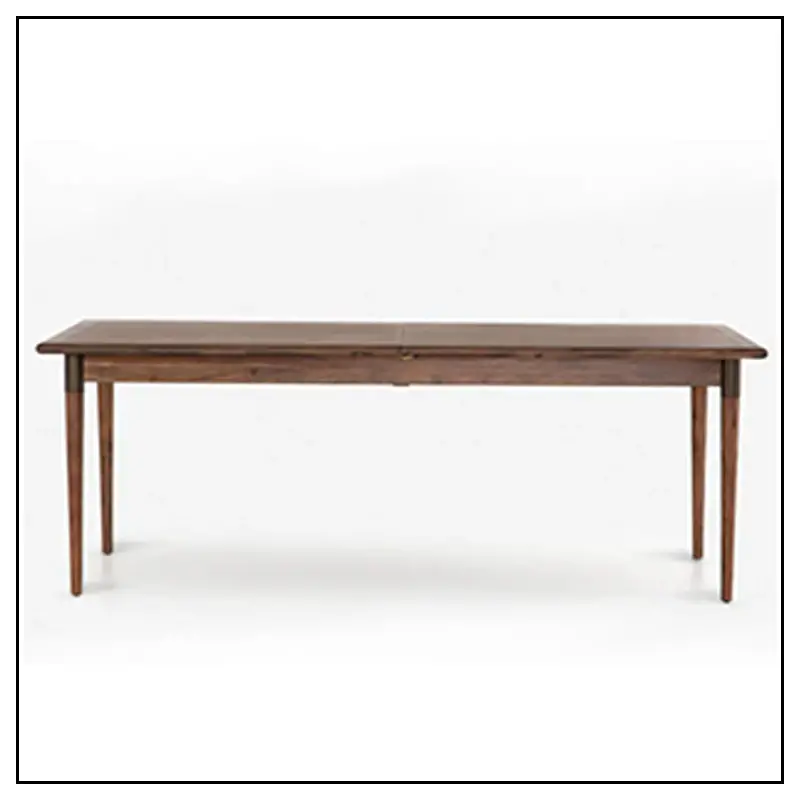 Expandable mid century dining table