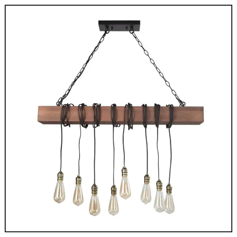 Rectangular chandelier for dining room