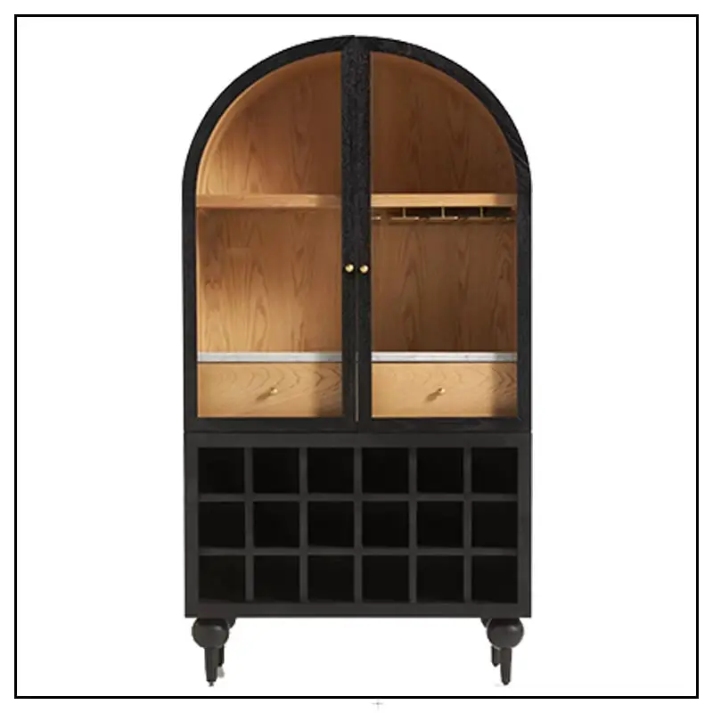 arched cabinets