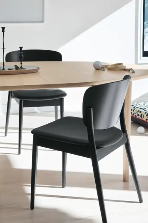 stackable scandinavian design dining chair