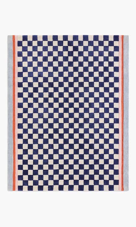 colorful checkered rugs