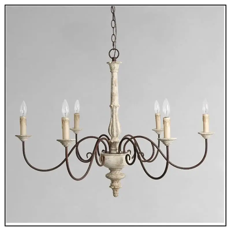 french country wooden chandeliers